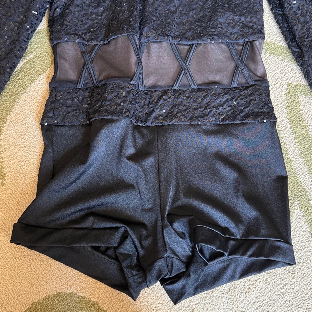 Weissman Charcoal Dance Attire for Teen/Young Adult - Picture 3 of 5